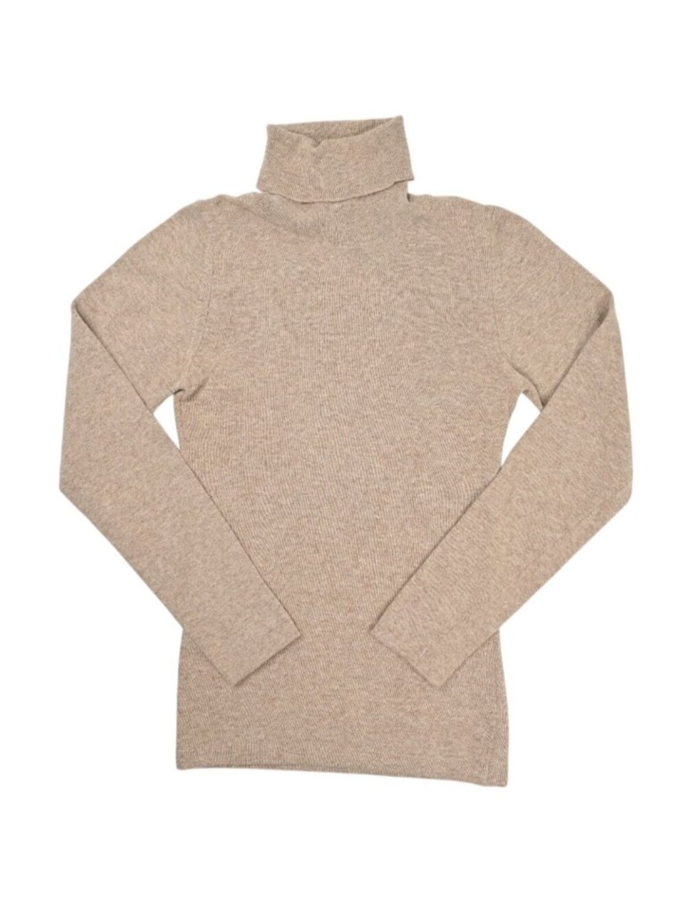 CashmerItaly Turtleneck Sweater in Tan